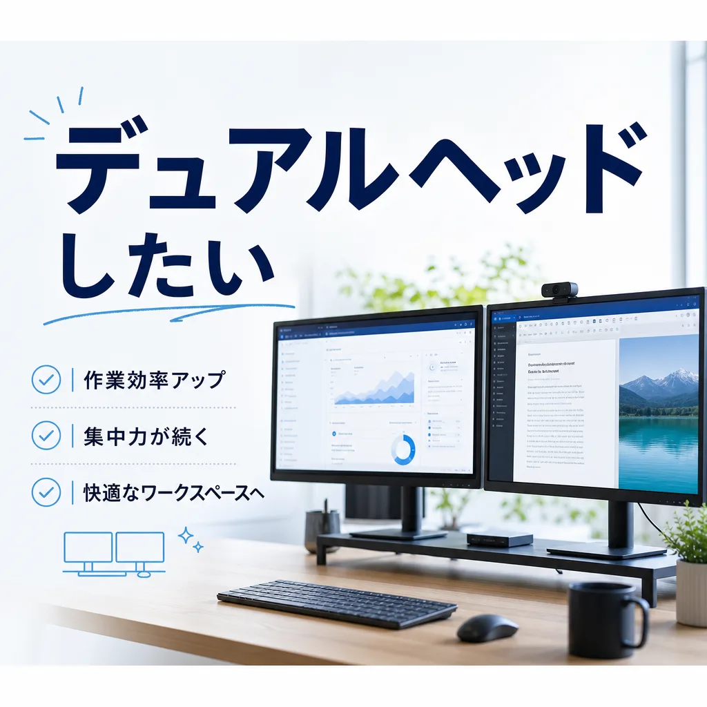 デュアルヘッドしたい