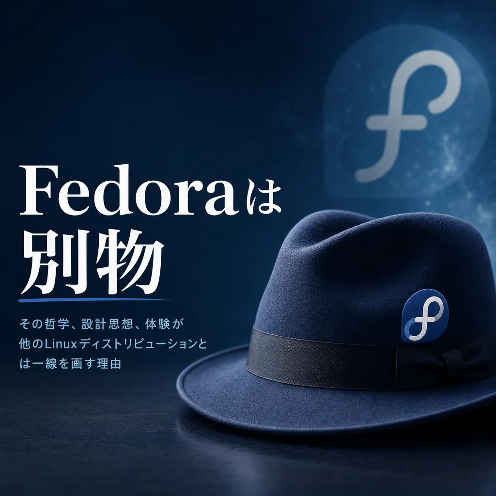 Fedoraは別物