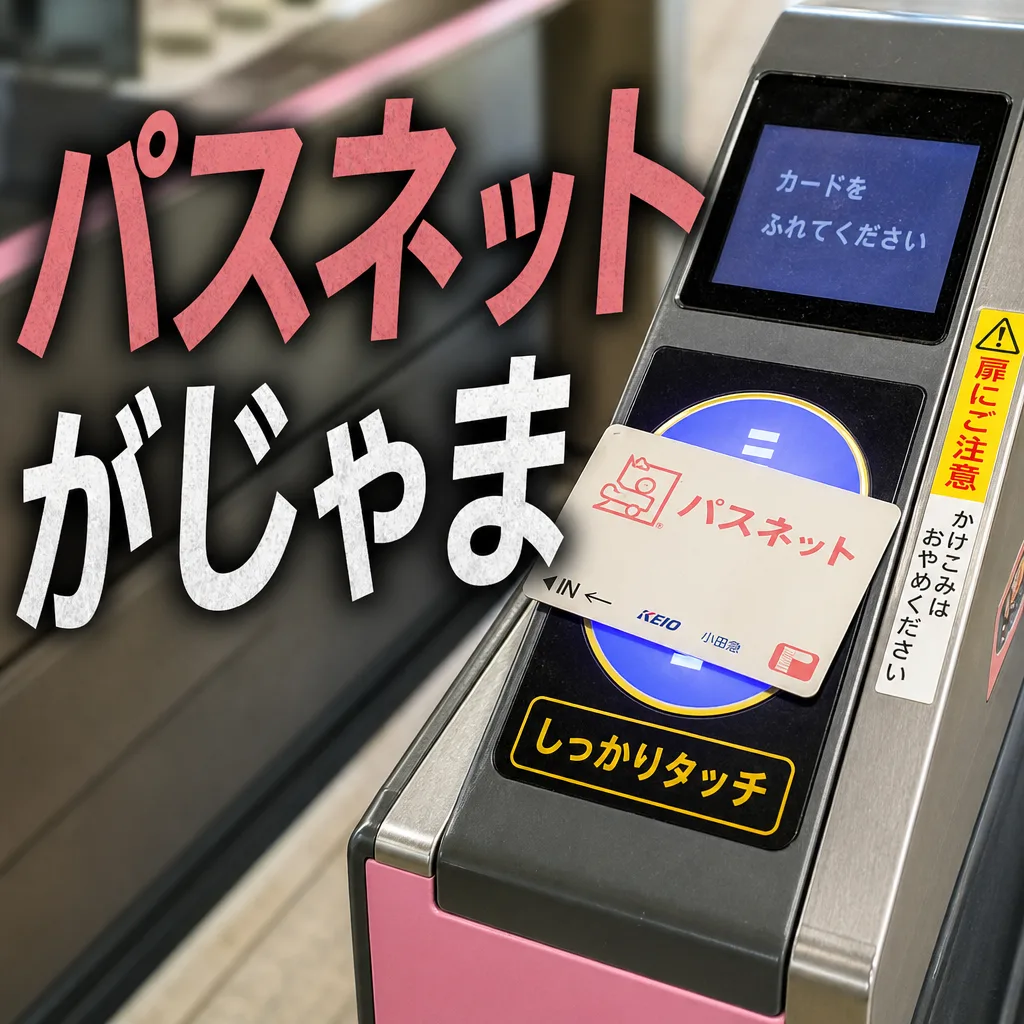 パスネットがじゃま