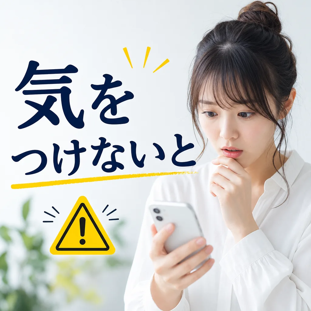 気をつけないと
