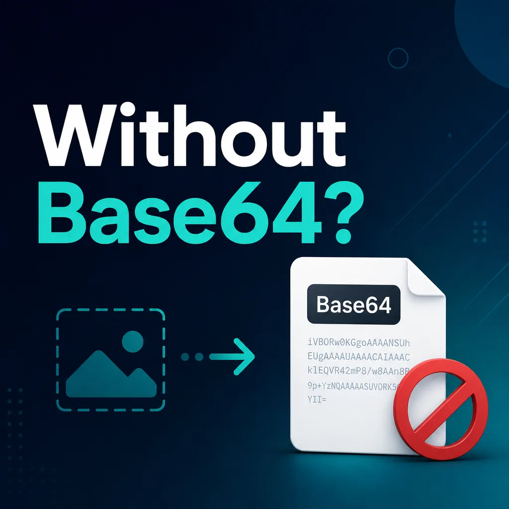 Without Base64?