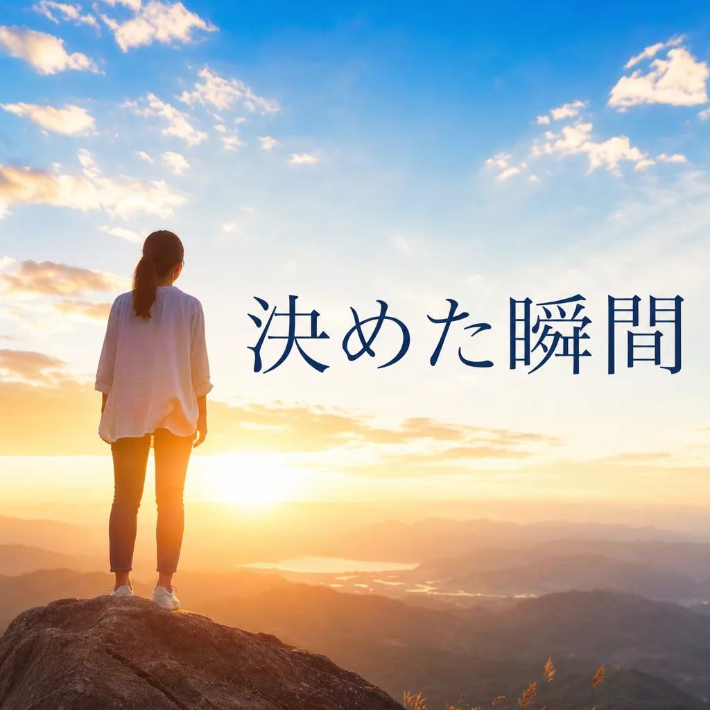 決めた瞬間