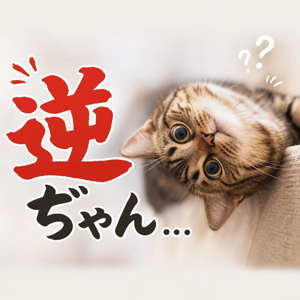 逆ぢゃん...