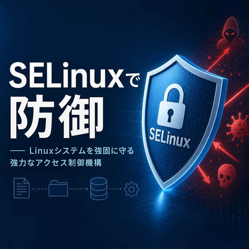 SELinuxで防御