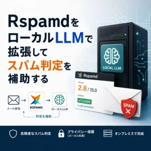 RspamdをローカルLLMで拡張してスパム判定を補助する