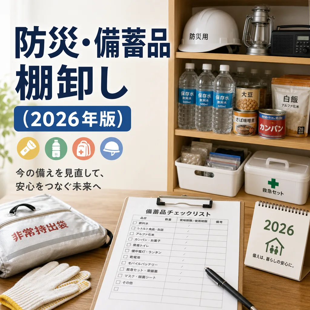 防災・備蓄品棚卸し(2026年版)