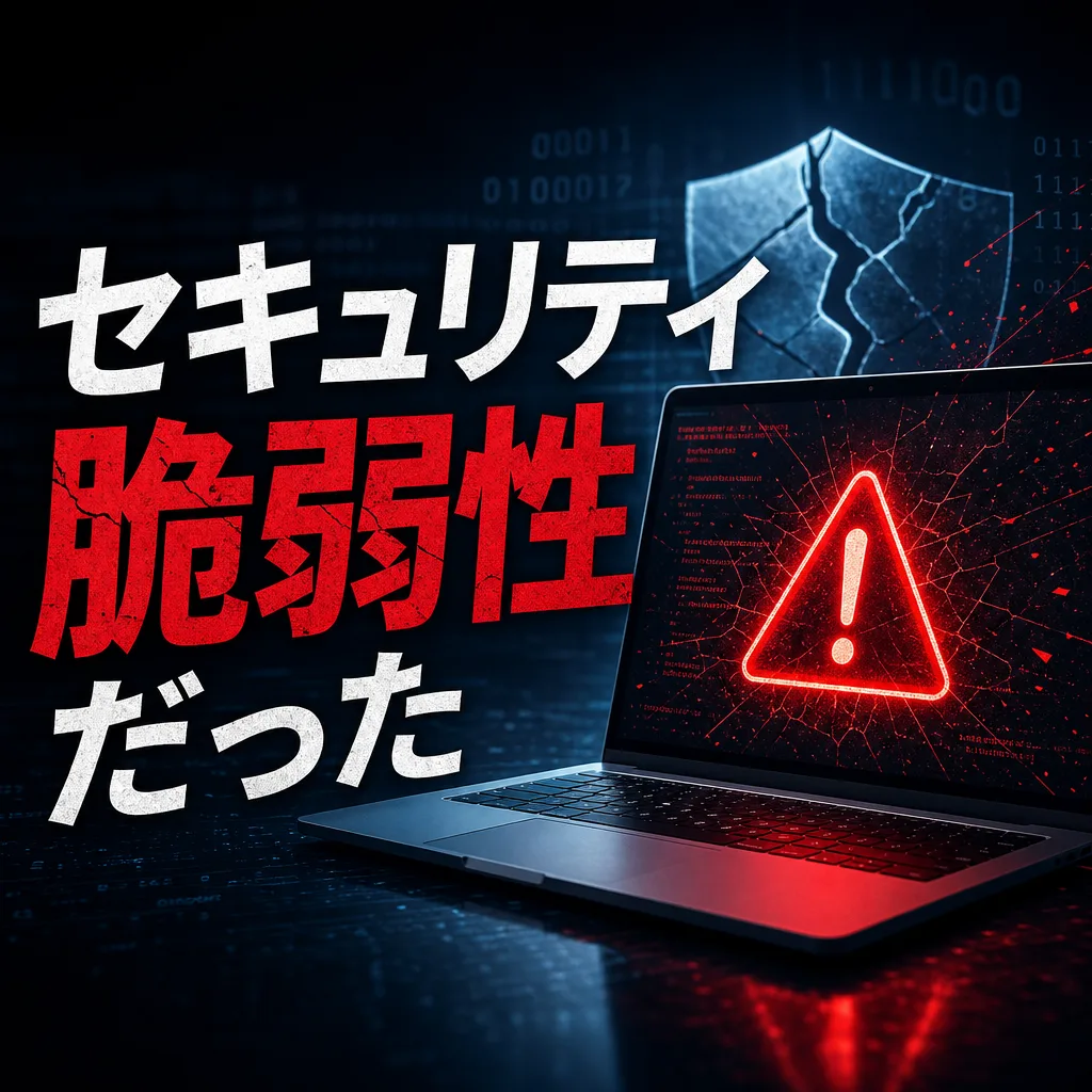 セキュリティ脆弱性だった