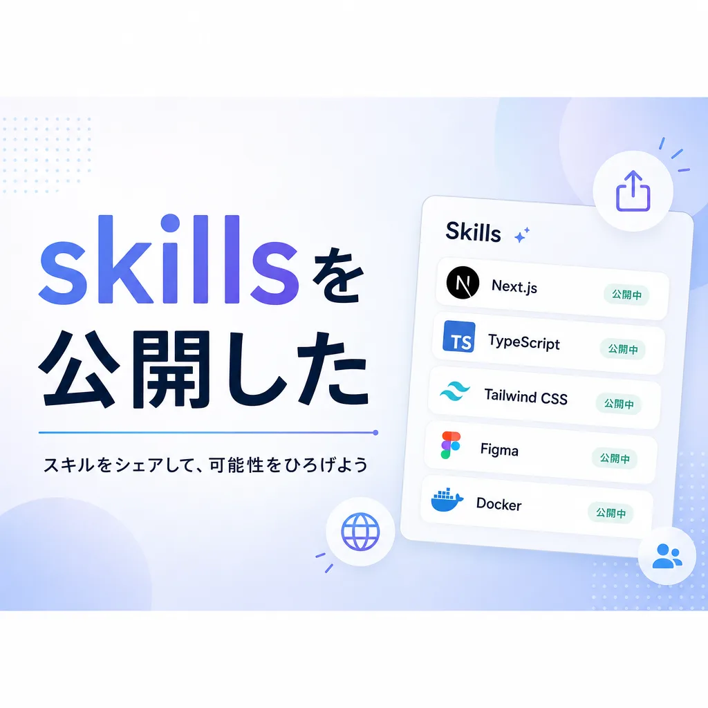skillsを公開した