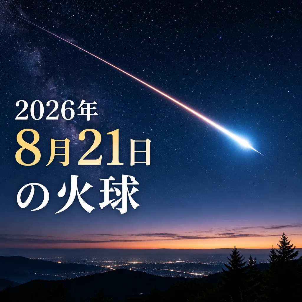 2026年8月21日の火球