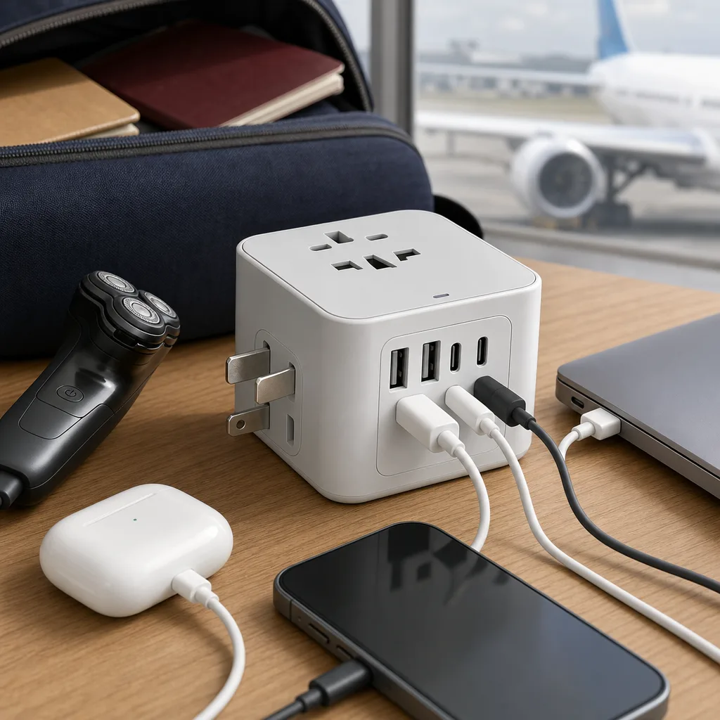 海外出張用電源アダプタを買った