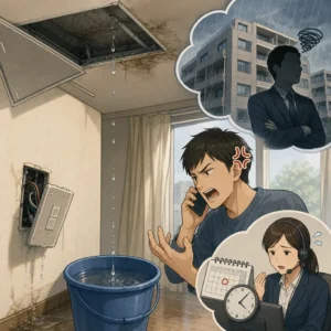 毎日コムネットがいつまで経っても雨漏りを直さない件
