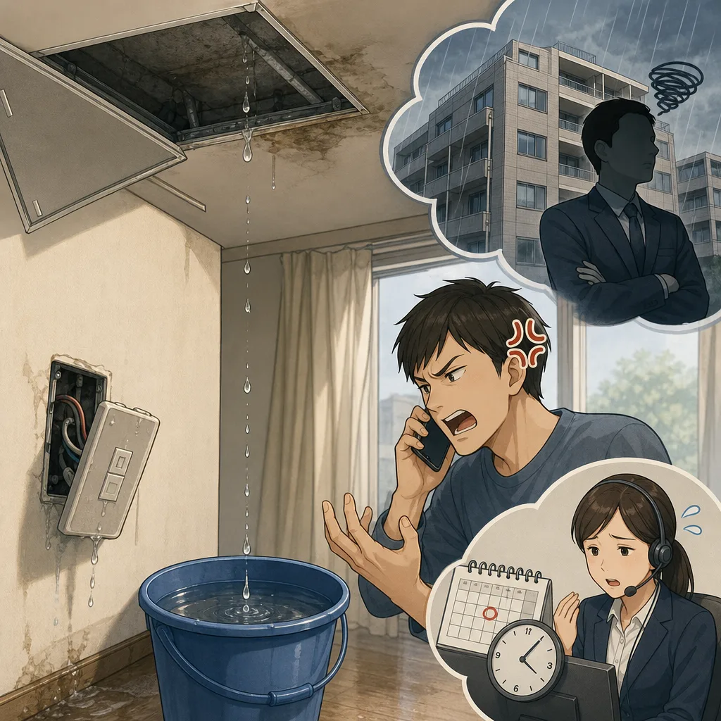 毎日コムネットがいつまで経っても雨漏りを直さない件