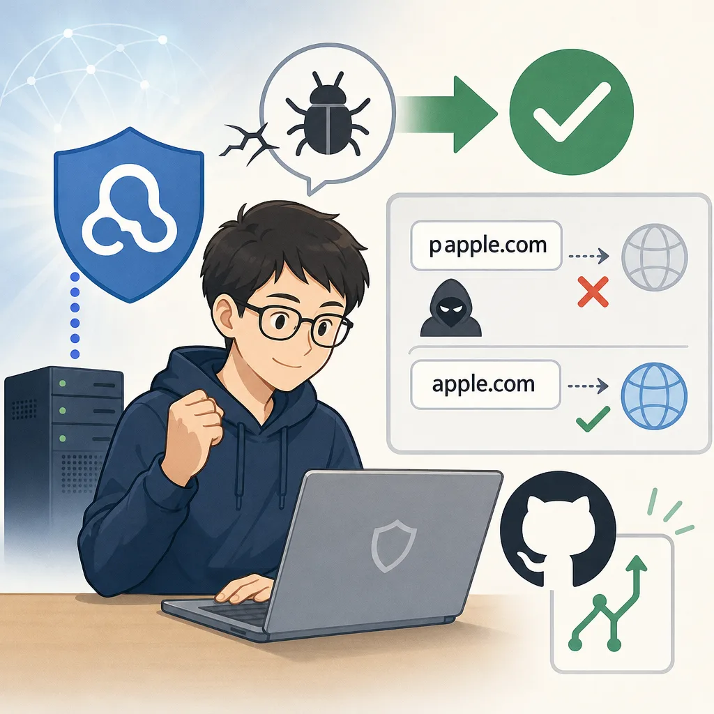 Unboundのバグ修正