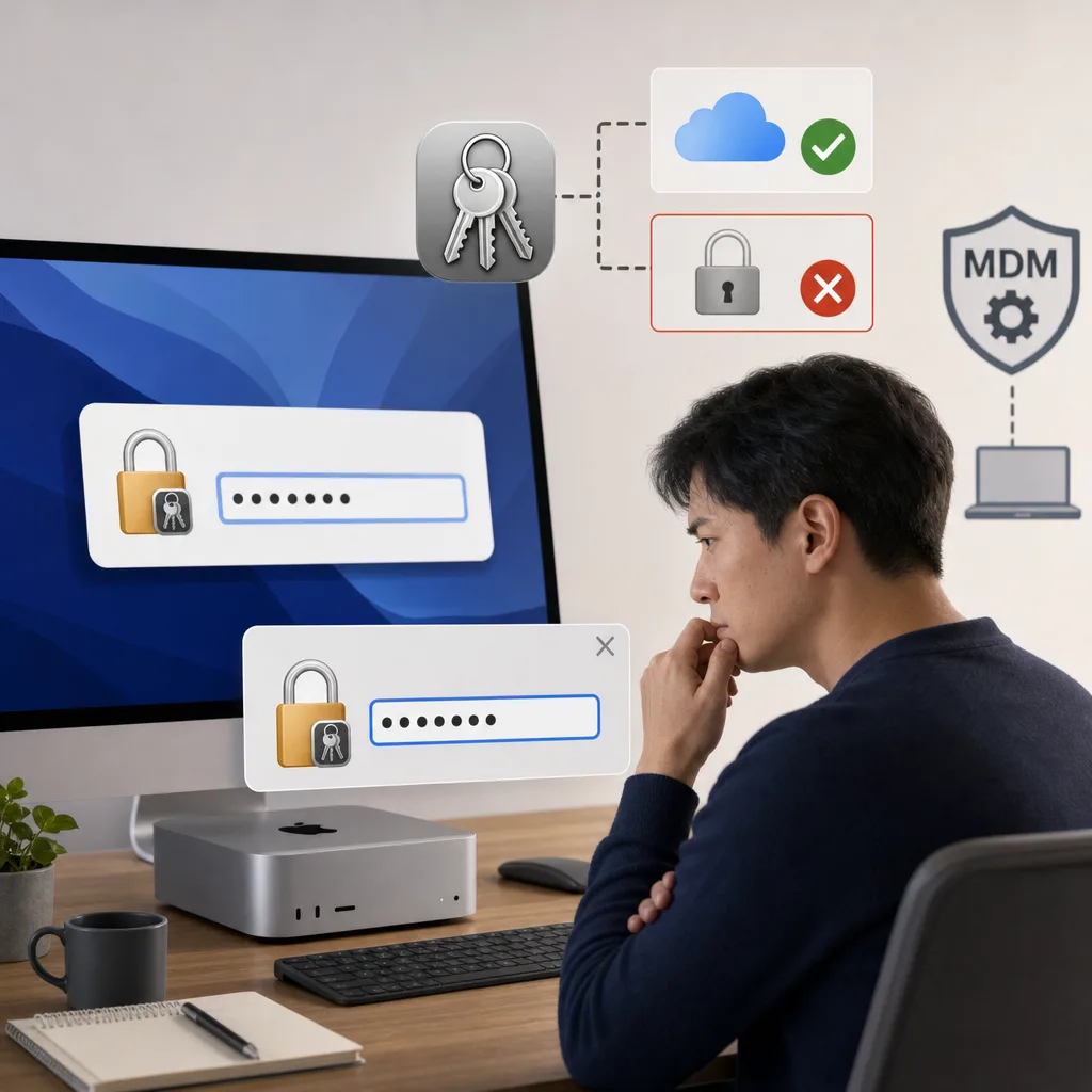macOSのキーチェーンが復号できない問題